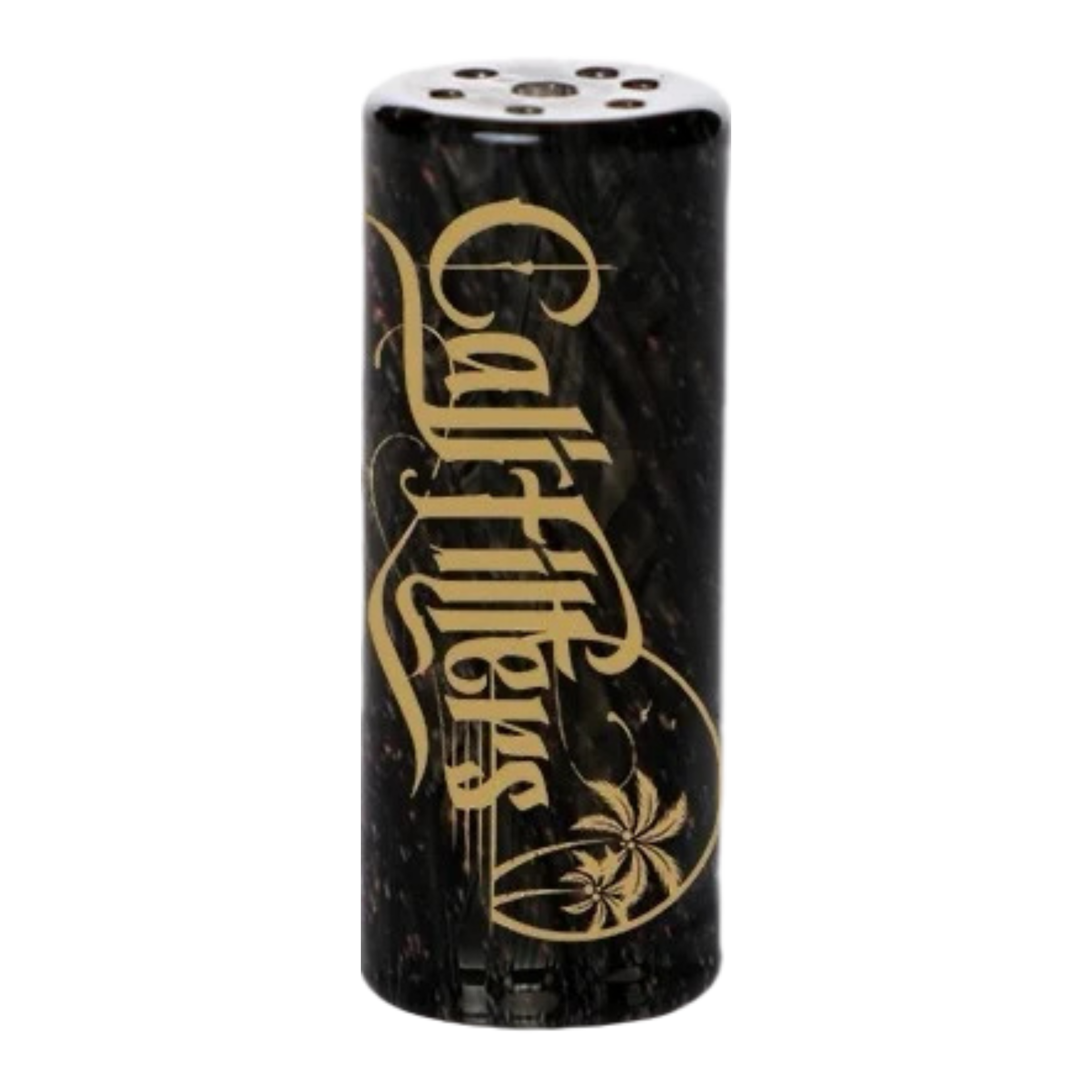 CaliFilters - Spiral Glass Tip - Black Beauty - 7 Loch - 12mm - 1 Stück