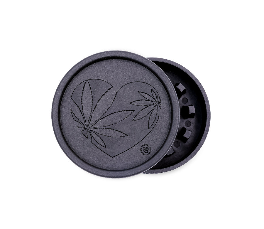 FireFlow Hemp Grinder «420 Heart» 5.5 cm 2-teilig (8 Stk.)