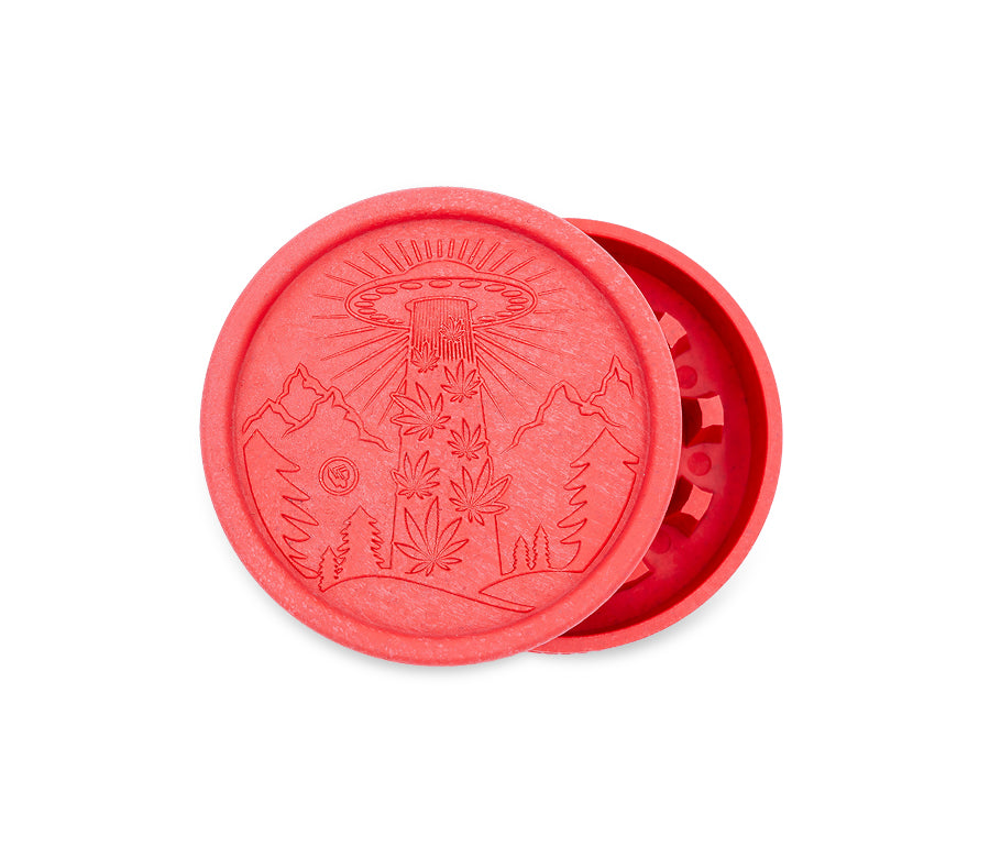 FireFlow Hemp Grinder «420 Alien» 5.5 cm 2-teilig (8 Stk.)