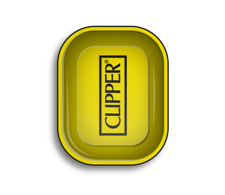 FireFlow Rolling Tray S «Clipper Logo Yellow» 14 × 18 cm (4 Stk.)