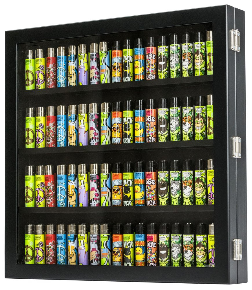 Clipper Vitrine leer 72er Schwarz (42cm x 42cm)