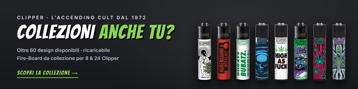 Accendini Clipper ricaricabili – collezione cult su Rauchwerk.ch