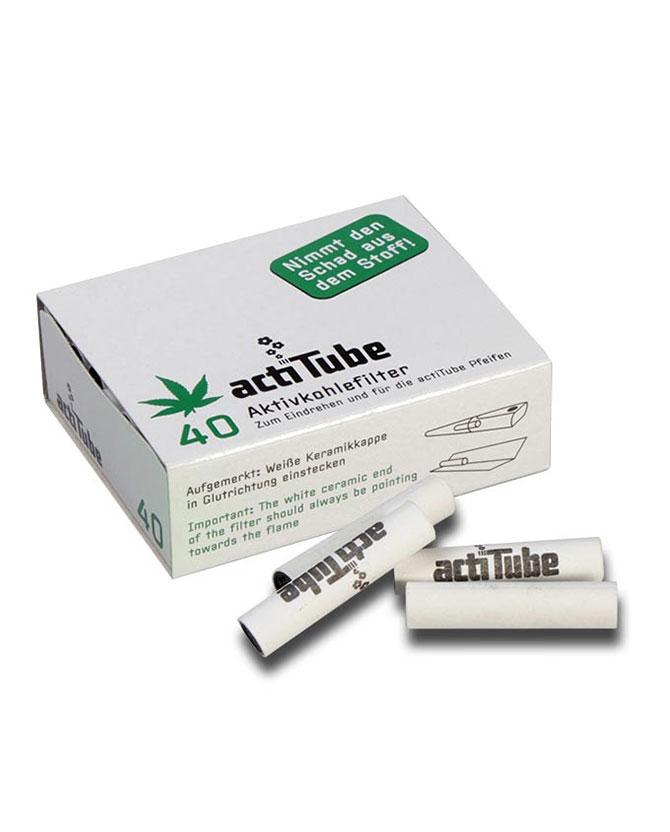 actiTube Aktivkohlefilter Regular, 40 Stück