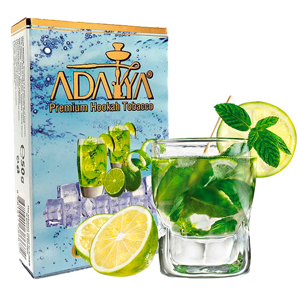 Adalya Ice Lime on the Rocks Shisha-Tabak, 10 x 50 g
