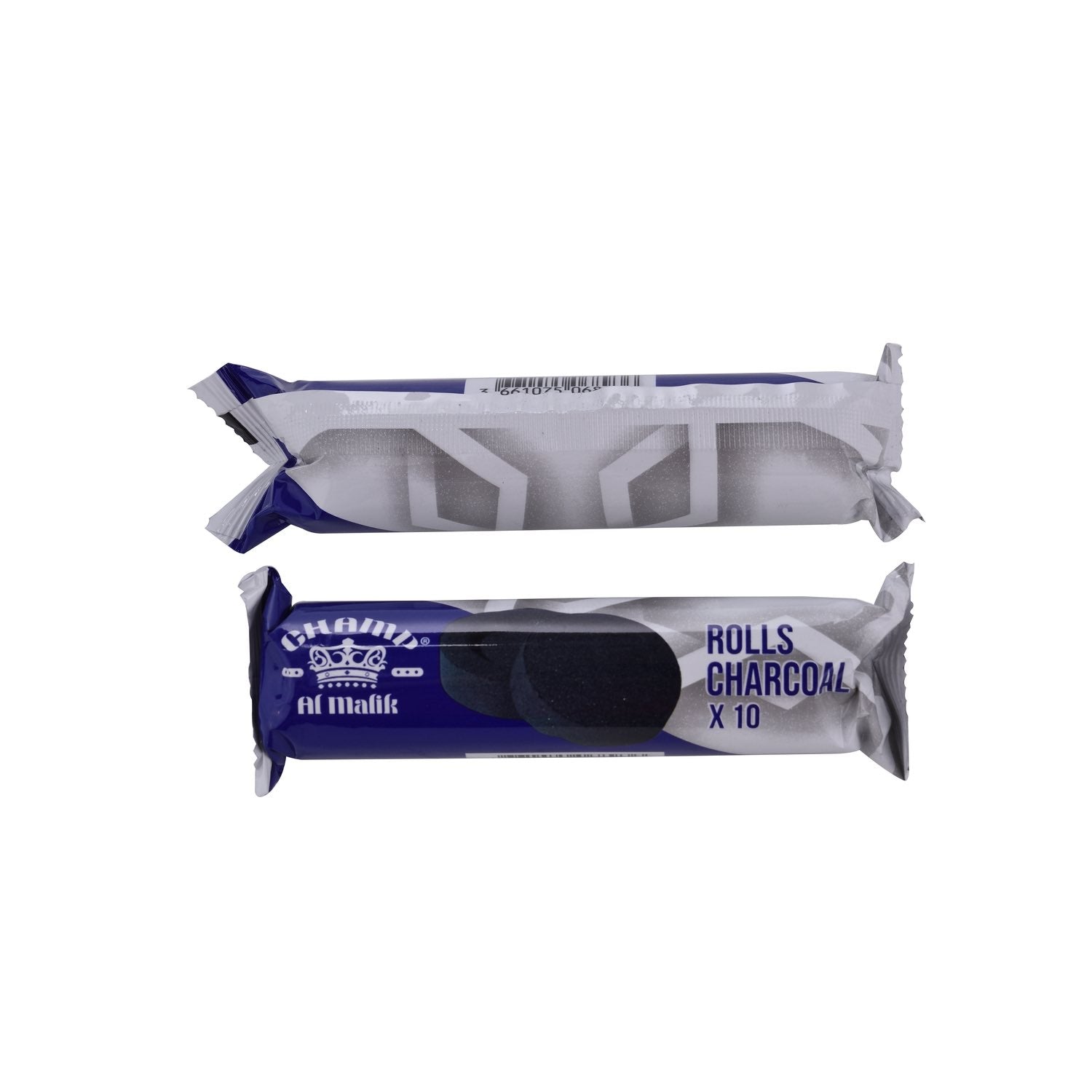Al Malik Kohle Rolls 33 mm – Shisha-Kohle, 10 x 10 Rollen