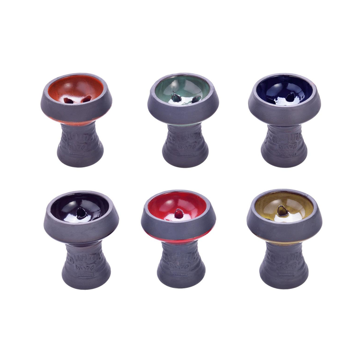 Shisha Kopf aus Keramik - 70mm - 8.5cm - Display - 6 Stück kaufen bei rauchwerk.ch