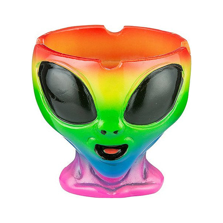 Posacenere Alien multicolore, 9 x 9 cm