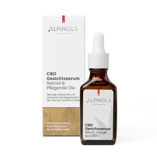 Alpinols CBD Gesichtsserum mit Retinol 30 ml
