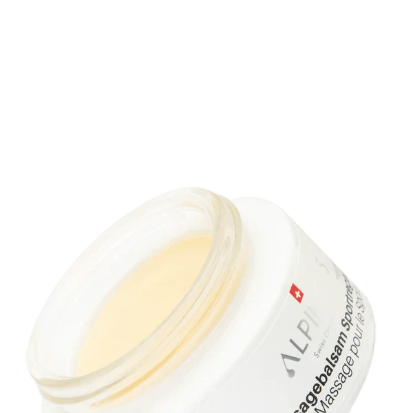 Detailansicht des CBD Sportbalsams mit Magnesium und Arnika