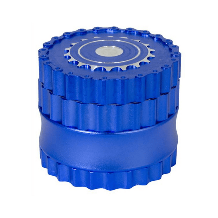 Alu Chain Aluminium Grinder 62mm blau, 6-teilig