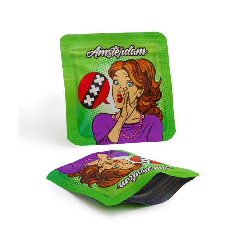 Amsterdam Bag xxx – geruchsdichter Aufbewahrungsbeutel, 6.4 x 6.4 cm