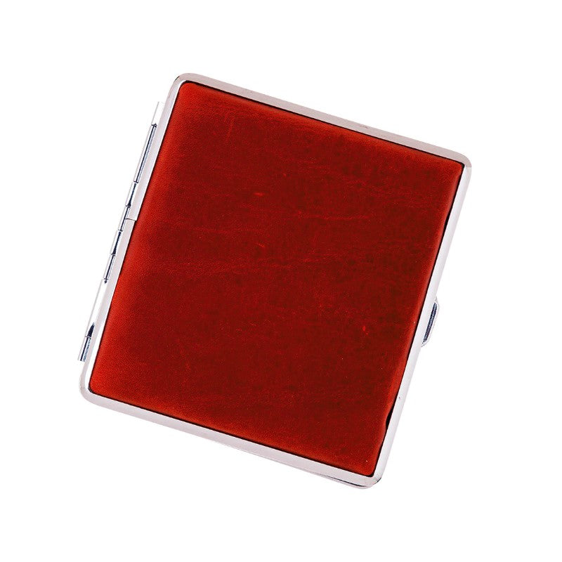 Angelo Zigarettenetui aus Vintage-Leder in Rot