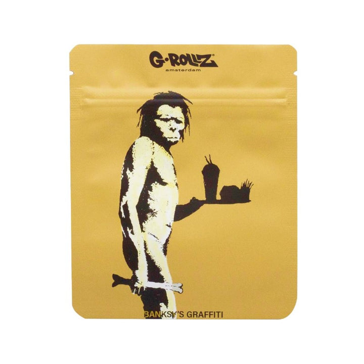 G-Rollz Banksy Bag Fast Food Caveman – Aufbewahrungsbeutel, 10 x 12.5 cm