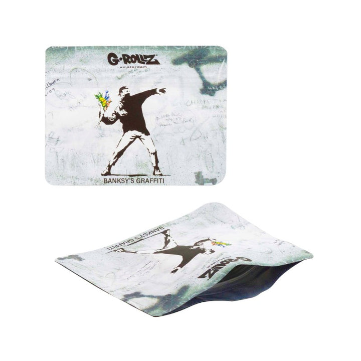 G-Rollz Banksy Bag Flower Thrower – Aufbewahrungsbeutel, 10.5 x 8 cm
