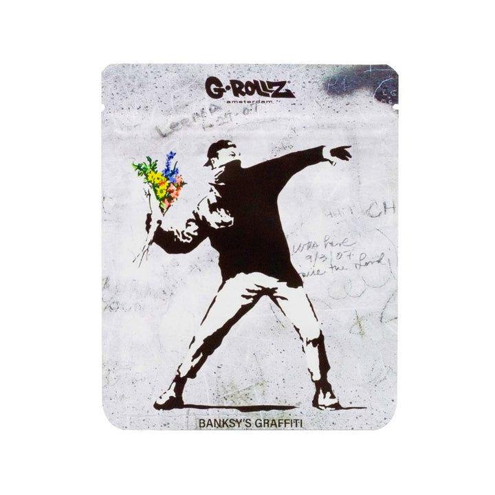 G-Rollz Banksy Bag Flower Thrower – Aufbewahrungsbeutel, 10 x 12.5 cm