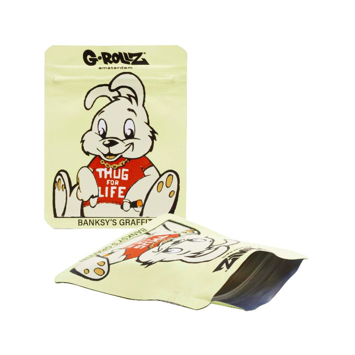 G-Rollz Banksy Bag Thug for Life – Aufbewahrungsbeutel, 6.5 x 8.5 cm