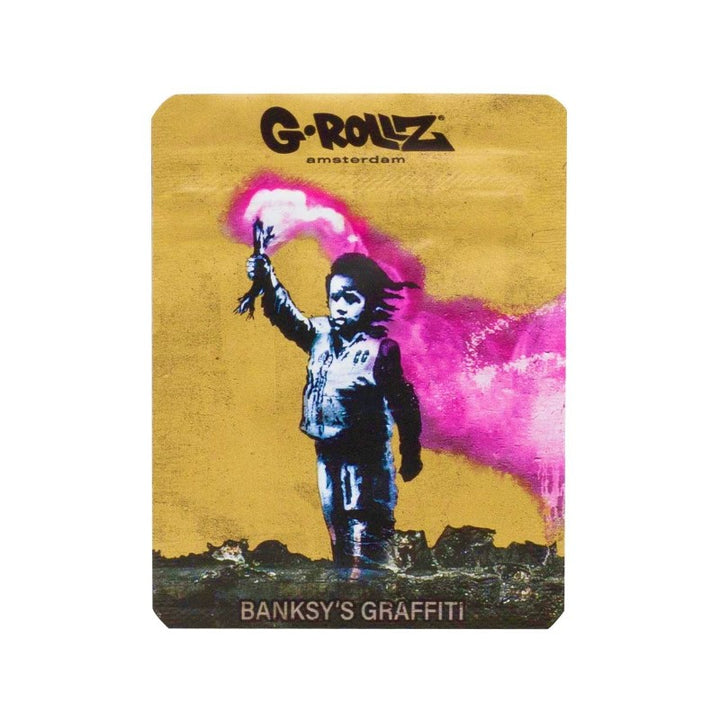 G-Rollz Banksy Bag Torch Boy – Aufbewahrungsbeutel, 6.5 x 8.5 cm