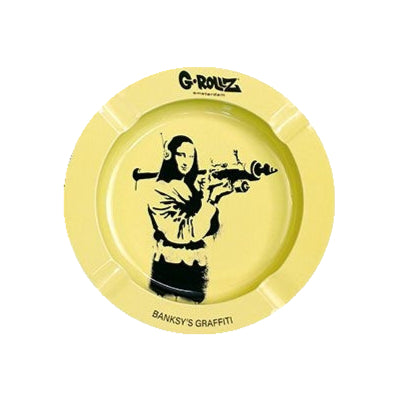 G-Rollz Banksy Mona Launcher Aschenbecher, 13.5 cm, Ansicht 2