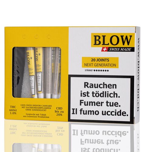 Blow Sweet Haze Yellow – 20 CBD-Joints (Pre-Rolls)