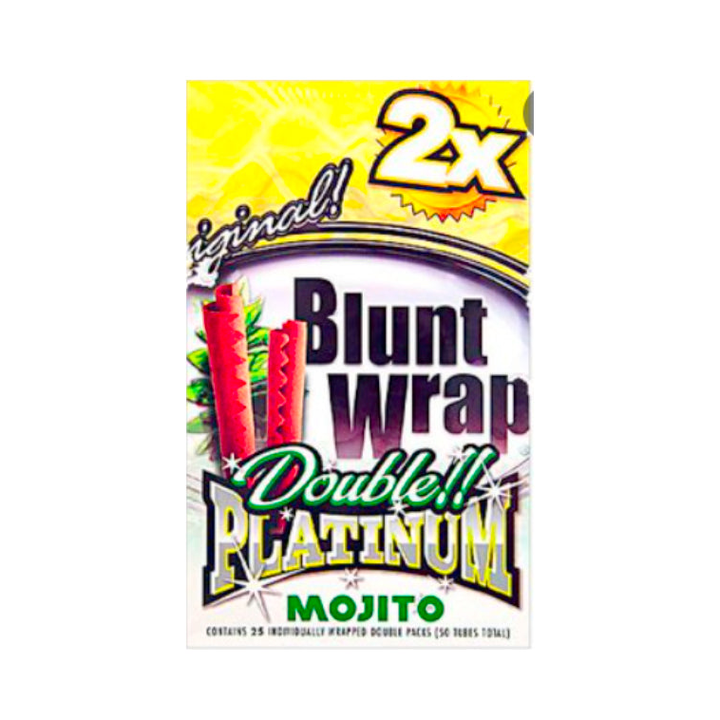Blunt Wrap Platinum Double Mojito, aromatisierte Blunt Wraps