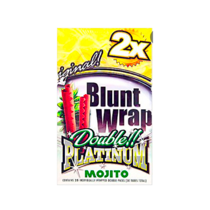 Blunt Wrap Platinum Double Mojito, aromatisierte Blunt Wraps
