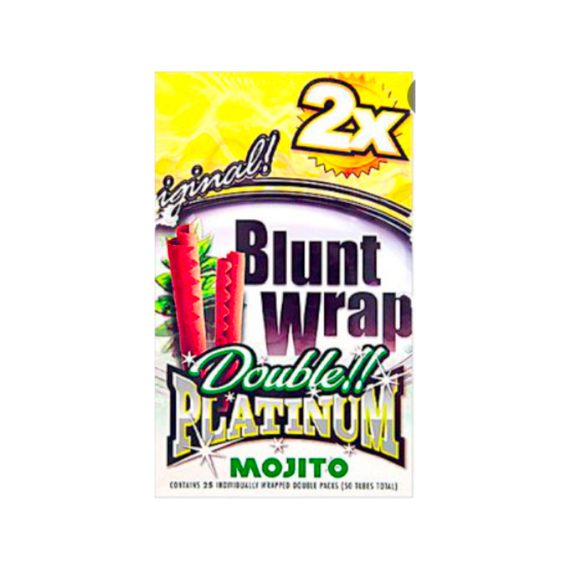 Blunt Wrap Platinum Double Mojito, aromatisierte Blunt Wraps