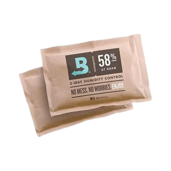 Boveda Hygro-Pack 58% 67g Vorderseite der Packung