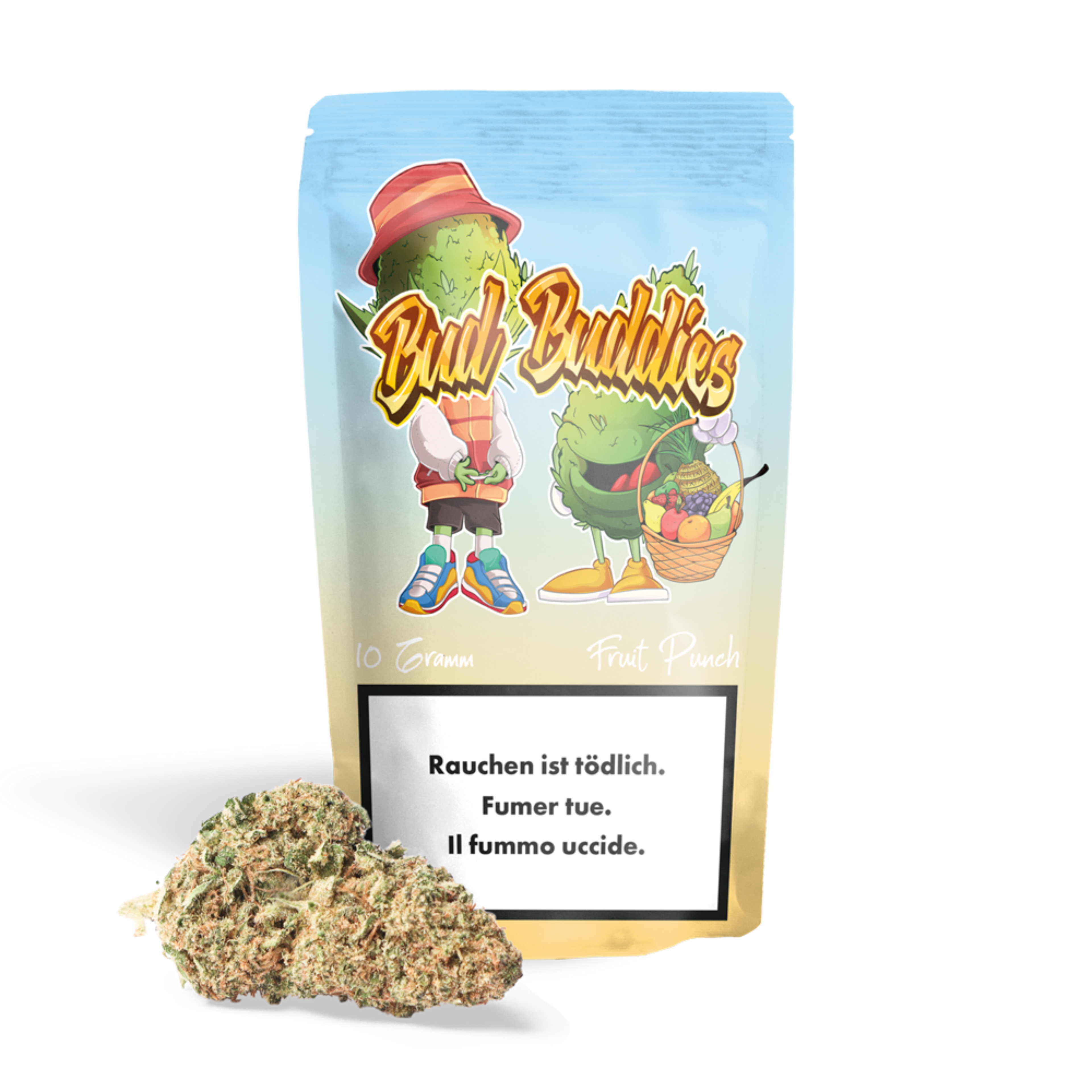 Bud Buddies Fruit Punch CBD Greenhouse Blüten 20g