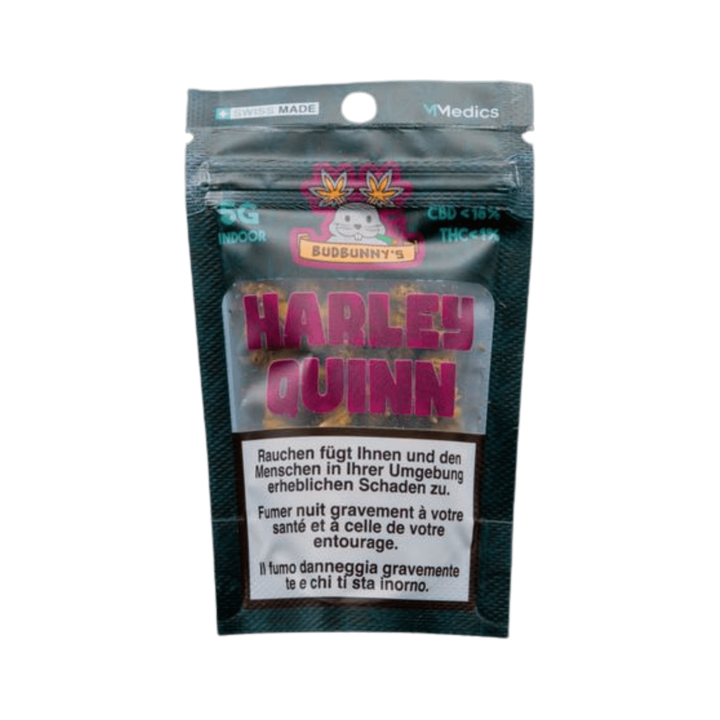 BudBunny Harley Quinn Indoor CBD Blüten 5g Packung