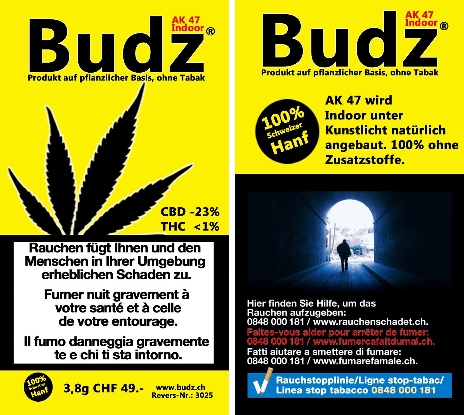 Budz AK47 – CBD-Blüten, 3.4 g