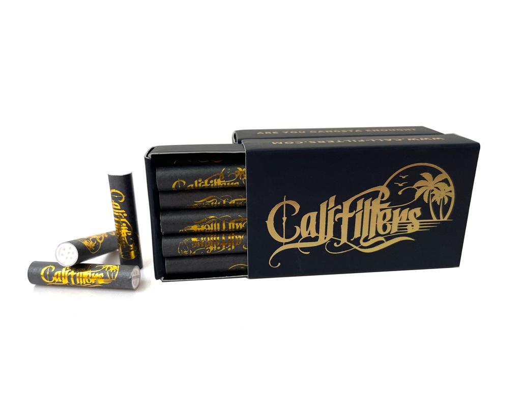CaliFilters Aktivkohlefilter 6 mm, Box mit 20 Stück