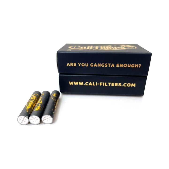 CaliFilters Aktivkohlefilter 6 mm, Box mit 20 Stück