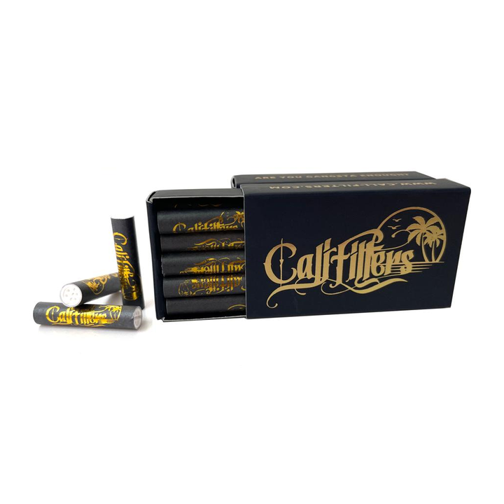 CaliFilters Aktivkohlefilter 6 mm, Box mit 20 Stück