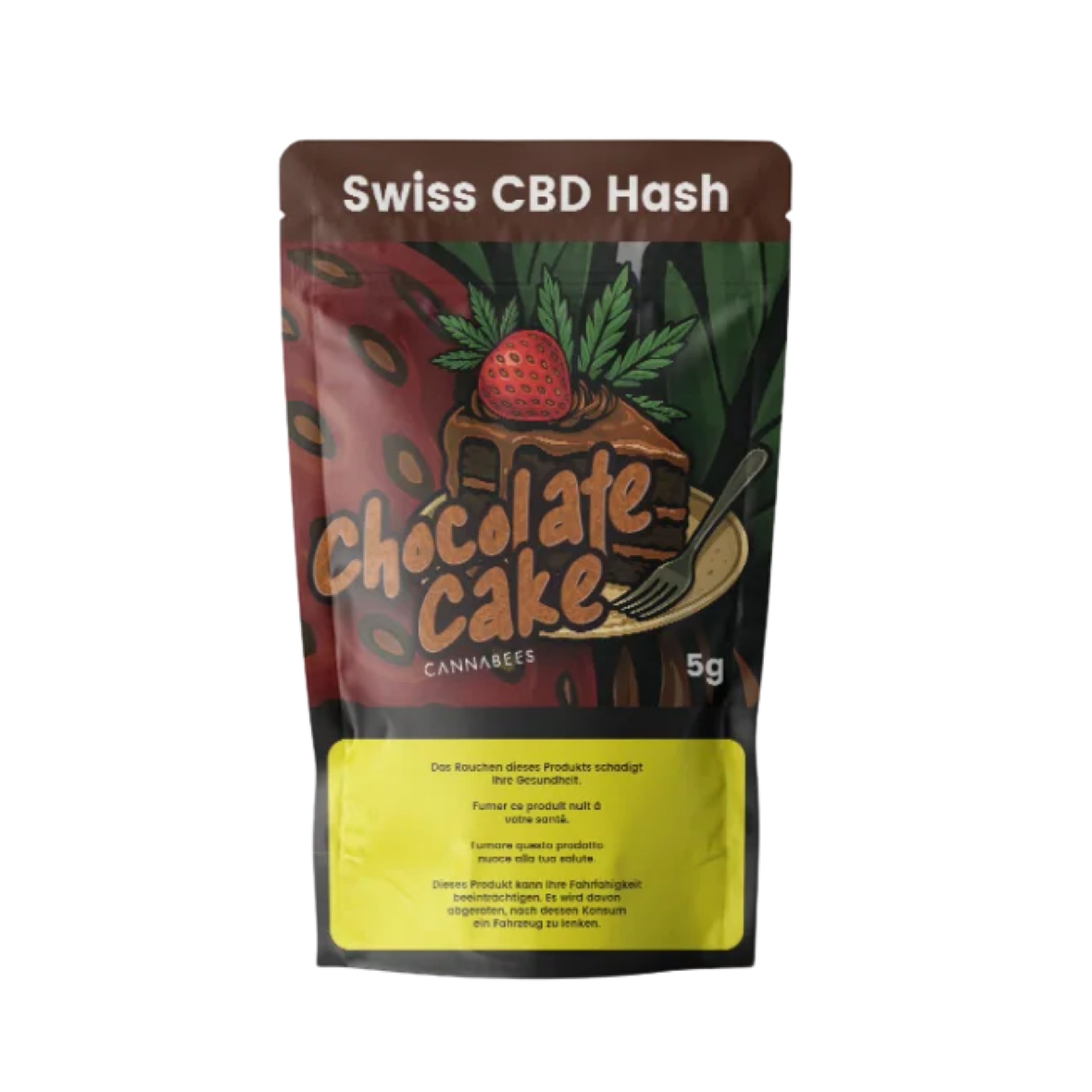 Cannabees Chocolate Cake Indoor CBD Hash 5g Packung