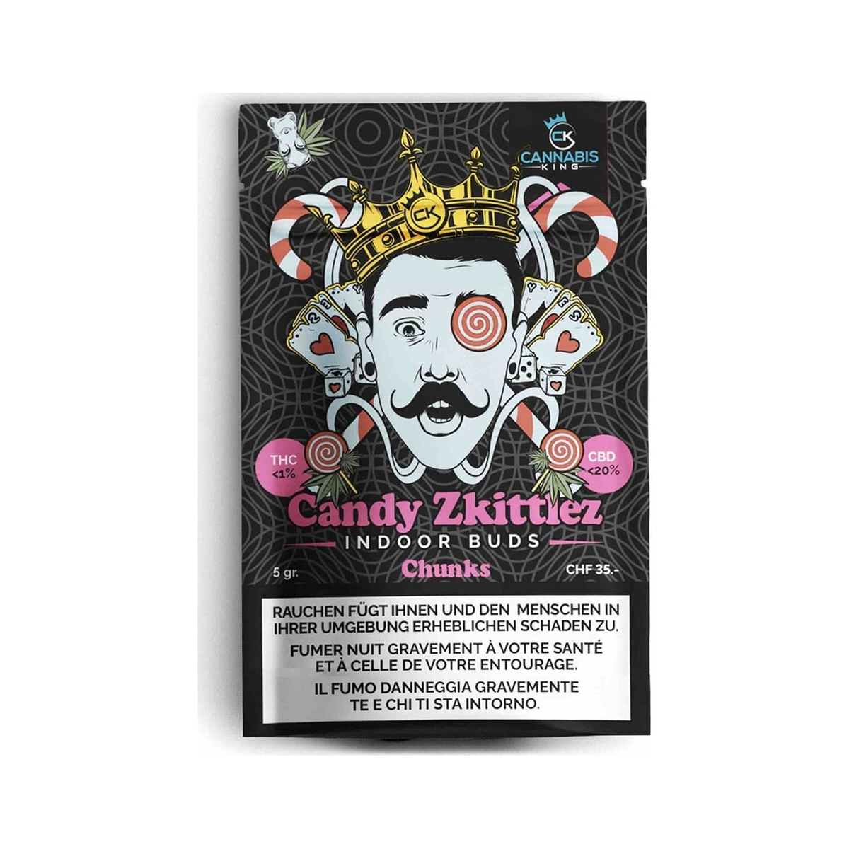 Cannabis King Candy Zkittlez Chunks – CBD-Blüten, 5 g