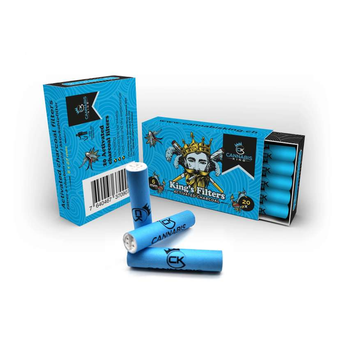 King's Filters Aktivkohlefilter Display mit 40 Schachteln