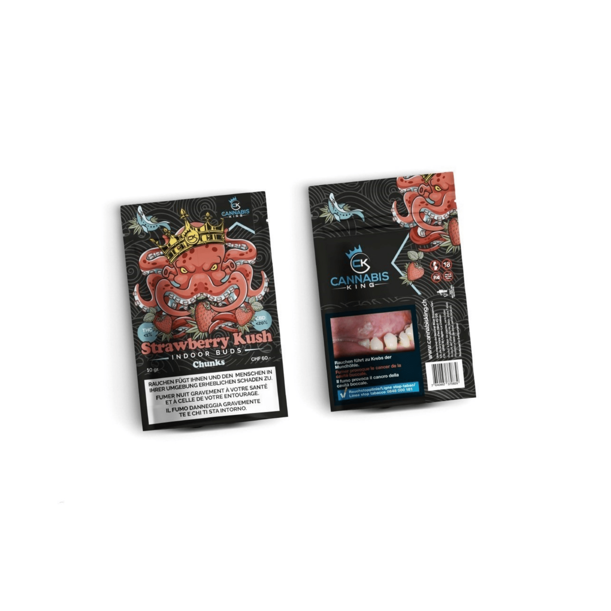 Cannabis King - Strawberry Kush Indoor CBD Chunks - 10g kaufen bei rauchwerk.ch