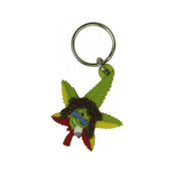Cannabuds Schlüsselanhänger Rasta Bud