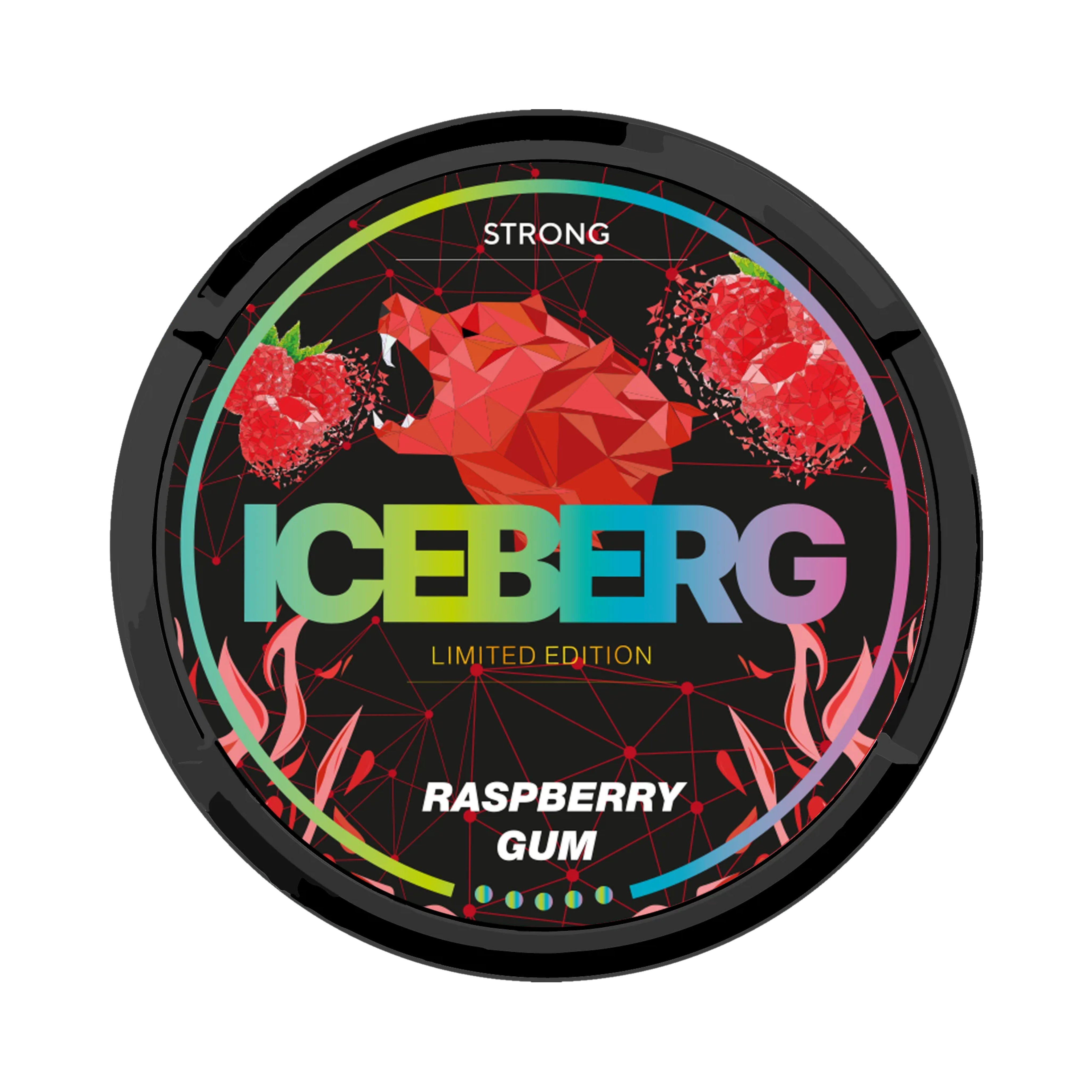ICEBERG Strong Raspberry Gum Snus Dose 50mg/g
