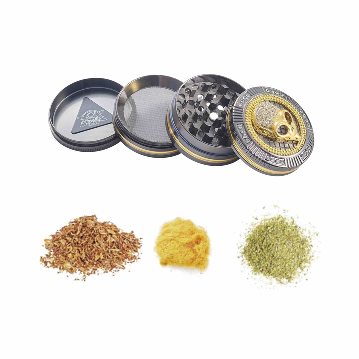 Grinder Bling Bling Alien - 50mm - 4 Layers kaufen bei rauchwerk.ch