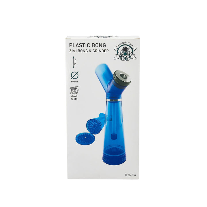 Champ High Bong mit Grinder aus Kunststoff 24 cm