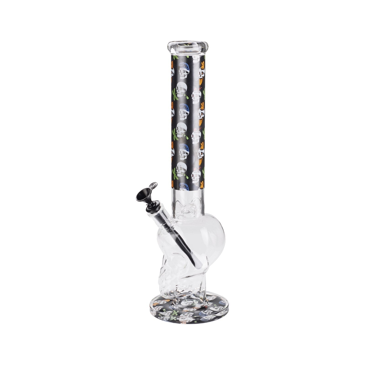 Detailansicht der Champ High Glas Bong Skull