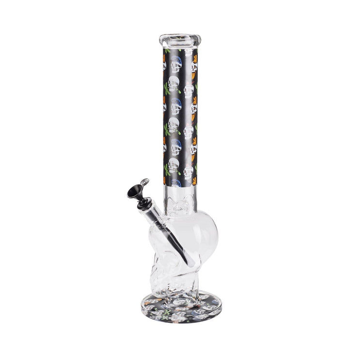 Detailansicht der Champ High Glas Bong Skull