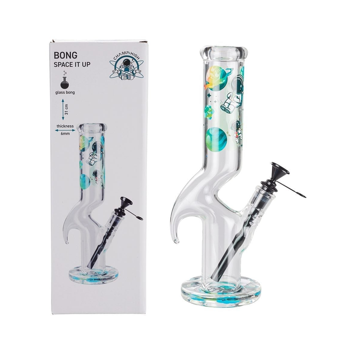 Champ High - Glas Bong Space it up - 40mm - 31cm kaufen bei rauchwerk.ch