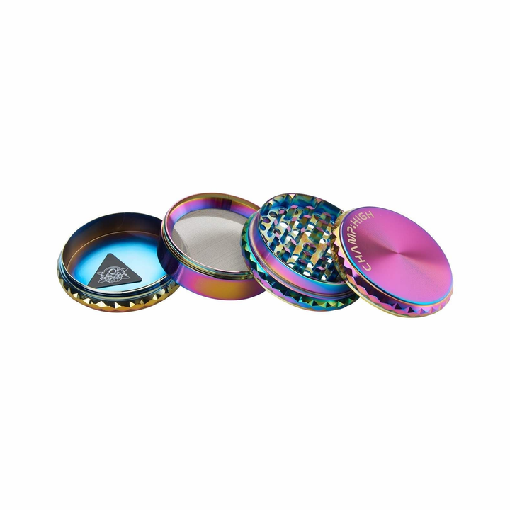 Grinder Big Rainbow - 65mm - 4 Layers kaufen bei rauchwerk.ch