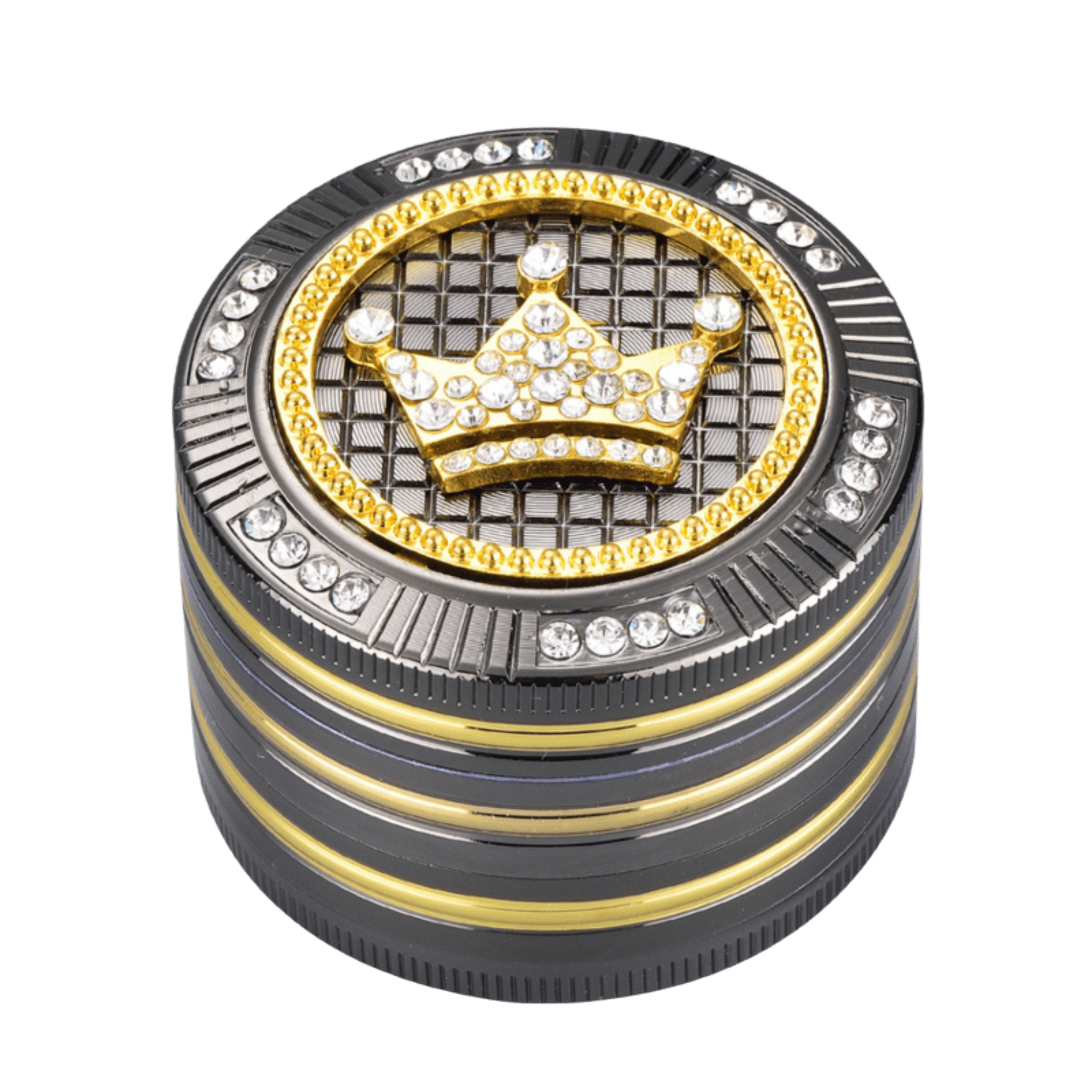 Champ High - Grinder Bling Bling Crown - 50mm - 4 Layers kaufen bei rauchwerk.ch