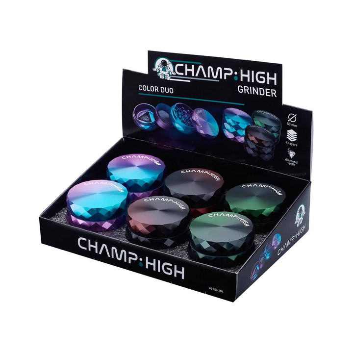 Grinder Color Duo - 53mm - 4 Layers kaufen bei rauchwerk.ch