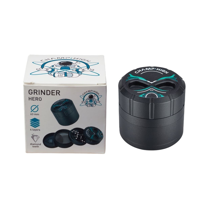 Grinder Hero - 63mm - 4 Layers kaufen bei rauchwerk.ch