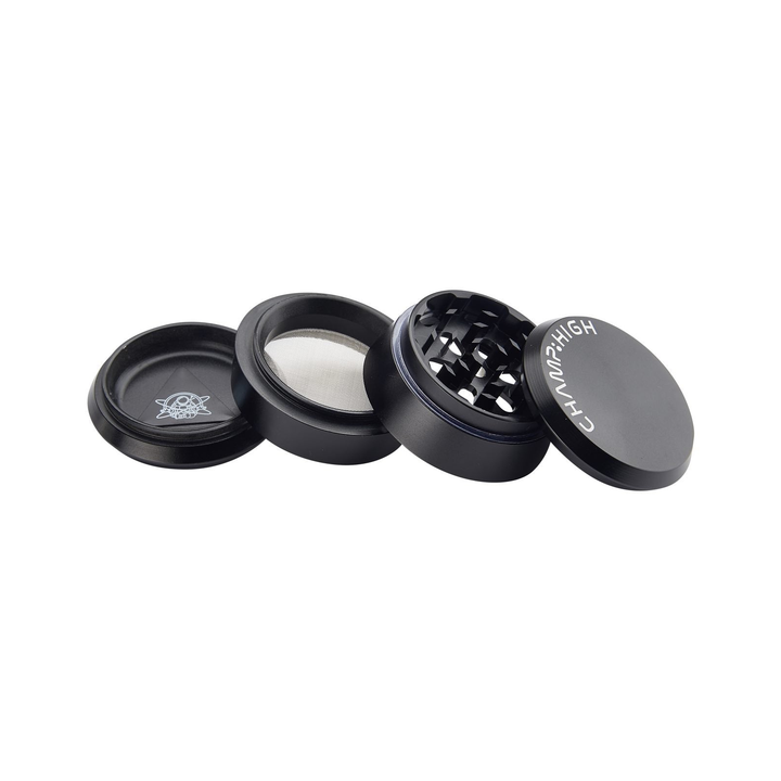 Grinder Matt Black - 60mm - 4 Layers kaufen bei rauchwerk.ch