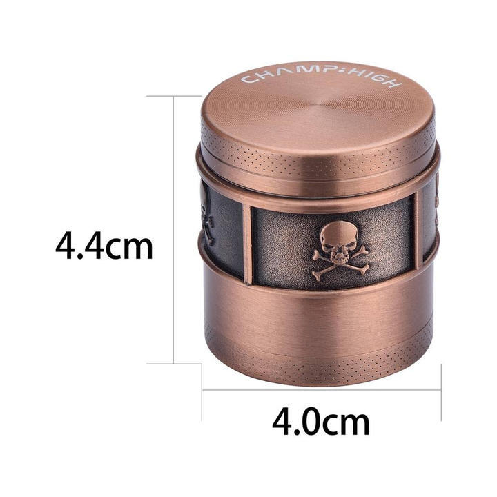 Grinder Skull - 40mm - 4 Layers kaufen bei rauchwerk.ch